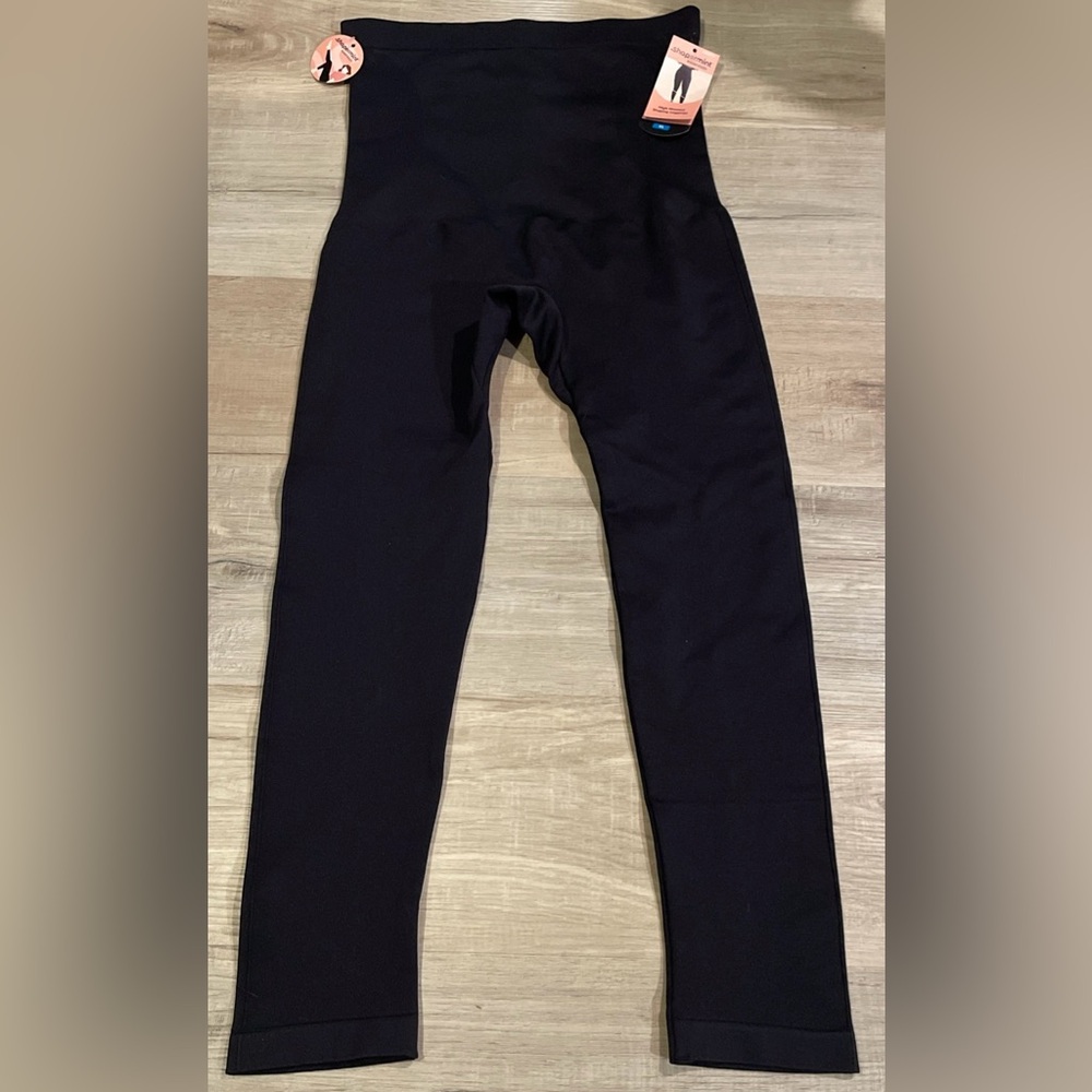 SHAPERMINT High Waisted Shaping Black Leggings Size XL NWT